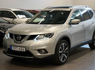 Nissan X-Trail 1,6 Dci Tekna 7-Sits Panorama 360°Backkam GPS