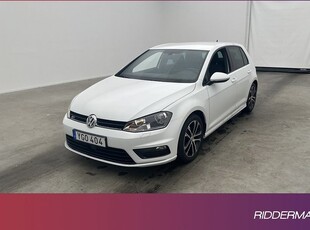 Volkswagen Golf1.4 TSI R-Line Värmare CarPlay Välserv 2017, Halvkombi