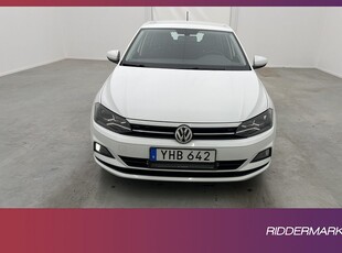 Volkswagen Polo 1.0 TSI 95hk Kamera Farthållare Lågskatt