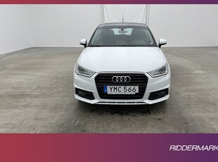 Audi A1 Sportback 1.4 TFSI 125hk S-Line En-Brukare Bluetooth