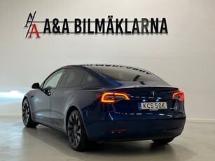 Tesla Model 3 Performance AWD Panorama Kamera Svensksåld