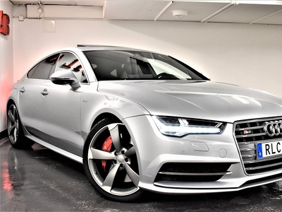 Audi S7 4.0 TFSI V8 QUATTRO VÄRMARE LÅGA MIL BOSE 450HK EU6