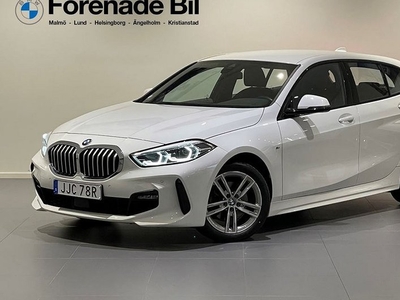 BMW 118i M Sport Aut Sportstolar PDC Servíceavt 6 2021, Halvkombi