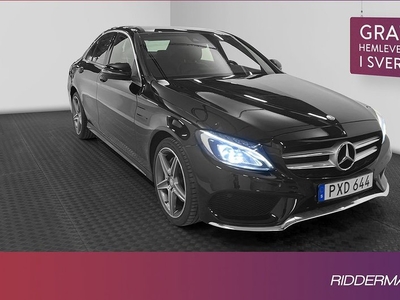 Mercedes C220Benz C 220 d 4MATIC 9G AMG D-Värmare Skinn 2017, Sedan