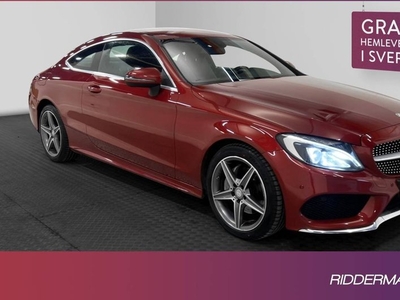 Mercedes C220Benz C 220 d Coupe AMG Kamera Navi 1-Brukare 2016, Sportkupé