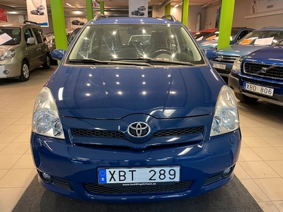 Toyota Corolla Verso 1.8 VVT-i 7-sits 129hk DRAG NY SERVAD