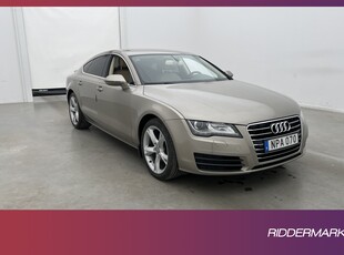 Audi A7 Sportback TDI V6 Q 204hk Skinn Elstolar Rattvärme