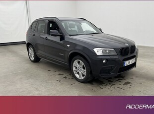 BMW X3xDrive20d M Sport Pano HUD HiFi Skinn Navi Sensorer 2013, SUV