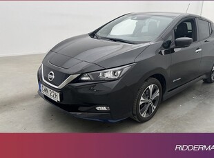 Nissan Leaf62 kWh Tekna BOSE 360° Skinn Rattvärme GPS 2020, Halvkombi