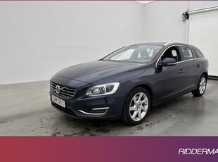 Volvo V60D4 AWD Summum VOC Värmare Skinn Sensorer Rattvärme 2015, Kombi