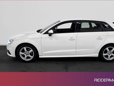 Audi A3Sportback M-värm Bluetooth Låg skatt 0.33l mil 2014, Halvkombi