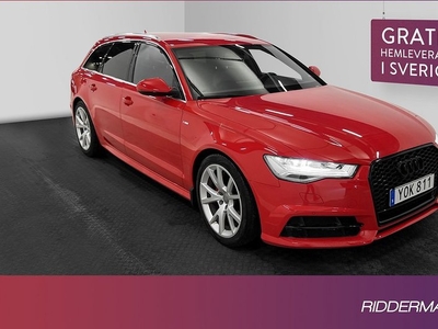 Audi A62.0 TDI Full S-Line P-Värm Matrix Skinn Drag 2018, Kombi