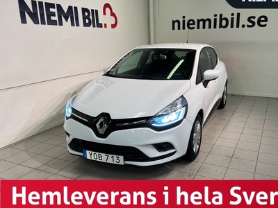 Renault Clio0.9 TCe Euro 6 Kamkedja MoK Psens Navi S V-hjul 2017, Halvkombi