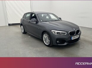 BMW 118i M Sport Shadowline Skinn Sensorer Keyless 2019, Halvkombi