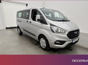 Ford CustomTransit Kombi Lång Värmare B-Kamera 9-Sits 2018, Minibuss