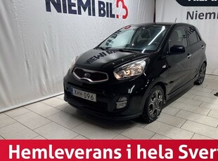 Kia Picanto5-dörrar 1.2 Aut Rattvärme Låg skatt Kamkedja 2015, Halvkombi