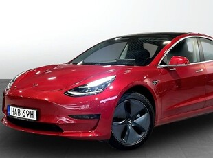 Tesla Model 3Standard Range Plus Pano Navi Svensksåld 2020, Halvkombi