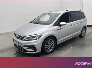 Volkswagen TouranTSI R-Line 7-Sits P-Värm Kamera Drag 2018, SUV