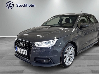 Audi A1Sportback TFSI125 S-Line Proline P-sensorer 2017, Halvkombi