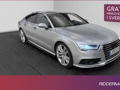 Audi A7Q S-Line Pano Värmare MATRIX BOSE Kamera Drag 2016, Sportkupé