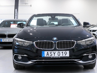 BMW 430 i Convertible Luxury Line Navi HUD Läder HiFi 252hk