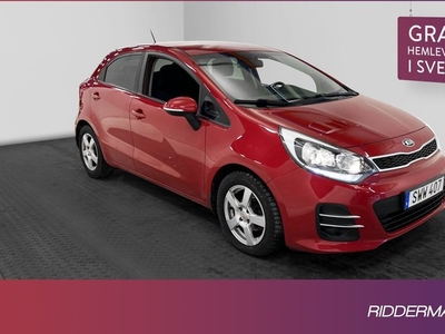 Kia Rio1.2 CVVT Special Edt Kamera Navi Rattvärme 2016, Halvkombi