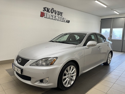 Lexus IS 250 2.5 V6 1-Ägare/5500Mil/Samlarbil/Skinn/El-Stola