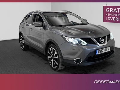 Nissan Qashqai 1.6 130hk Tekna Pano 360° Navi Drag Välservad