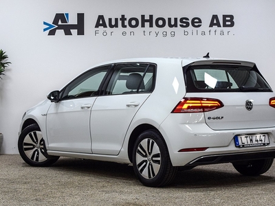 Volkswagen E-Golf 35.8 kWh GPS Värmepump CarPlay Garanti