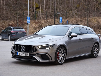 Mercedes-Benz AMG CLA 45 S 4M 421HK 1-Ägare Pano Burmester