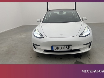 Tesla Model 3 Long Range AWD 440hk Pano Kamera MOMS Sv.Såld