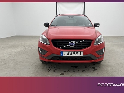 Volvo XC60 D4 AWD 190hk R-Design Pano VOC Värmare Navi