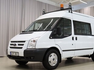 Ford CustomTransit 350 TDCi Dubbelhytt 1Ägare Lågmil 6-Sits 2013, Personbil