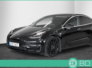 Tesla Model 3Long Range AWD PANORAMA SV-SÅLD 2019, Halvkombi