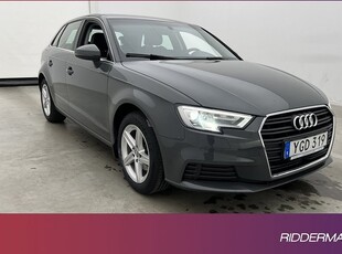 Audi A3Sportback TFSI Proline Skinn Sensorer Drag 2017, Halvkombi