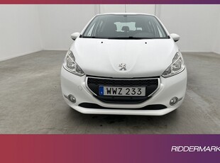 Peugeot 208 1.2 VTi 82hk Farthållare Låg-skatt 0,45L/mil