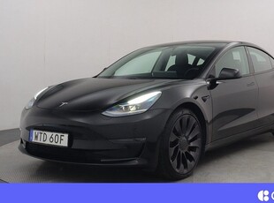 Tesla Model 3Performance AWD Refresh Autopilot Pano V-hjul 2021, Halvkombi