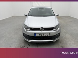 Volkswagen Polo 1.2 TSI 90hk R-Line Sensorer Farthållare