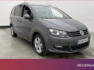 Volkswagen SharanTDI Premium 7-sits Pano Kamera Drag 2018, Minibuss