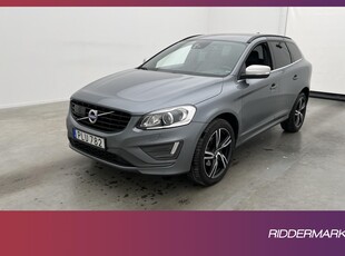 Volvo XC60 D4 AWD R-Design VOC Värm Skinn Sensorer BLIS Drag