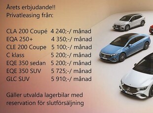 Mercedes-Benz EQE 350 4MATIC Nybil med omgående leverans