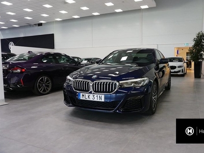 BMW 535530e Msport Läder Harman Kardon Backkamera Tanzaniteblå 2021, Sedan