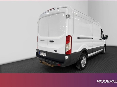 Ford CustomTransit 350 L3H2 Värmare B-Kamera Dragkrok 1-ÄGARE 2017, Minibuss