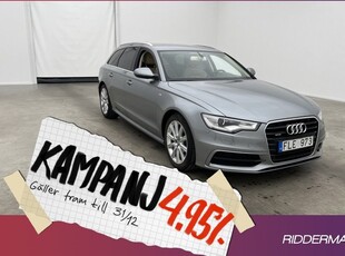 Audi A6TDI Q S-Line Sensorer Navi Skinn 2013, Kombi