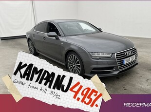 Audi A7Sportback 2.0 TFSI Q S-Line Skinn 2018, Sportkupé