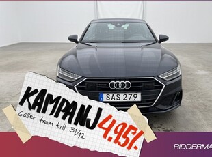 Audi A7Sportback 55 TFSI Q S-Line Värm Cockpit 2019, Sportkupé