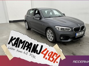 BMW 118i M Sport Sensorer Alcantara Rattv 2017, Halvkombi