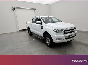 Ford RangerXLT 2.2 4x4 Fjärr-Värmare Farthållare Dragkrok 2016, Pickup