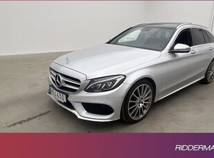 Mercedes C220Benz C 220 T d 4M AMG P-Värm Pano Kamera Drag 2018, Kombi