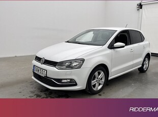 Volkswagen PoloTSI Bluetooth 0,47l mil Låg-Årsskatt 2016, Halvkombi